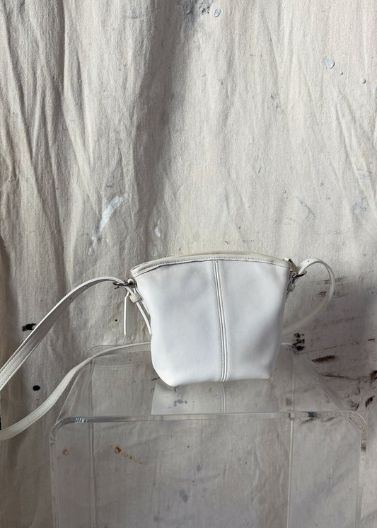 Vintage Coach Mini Soho Basket Purse in White # 4107