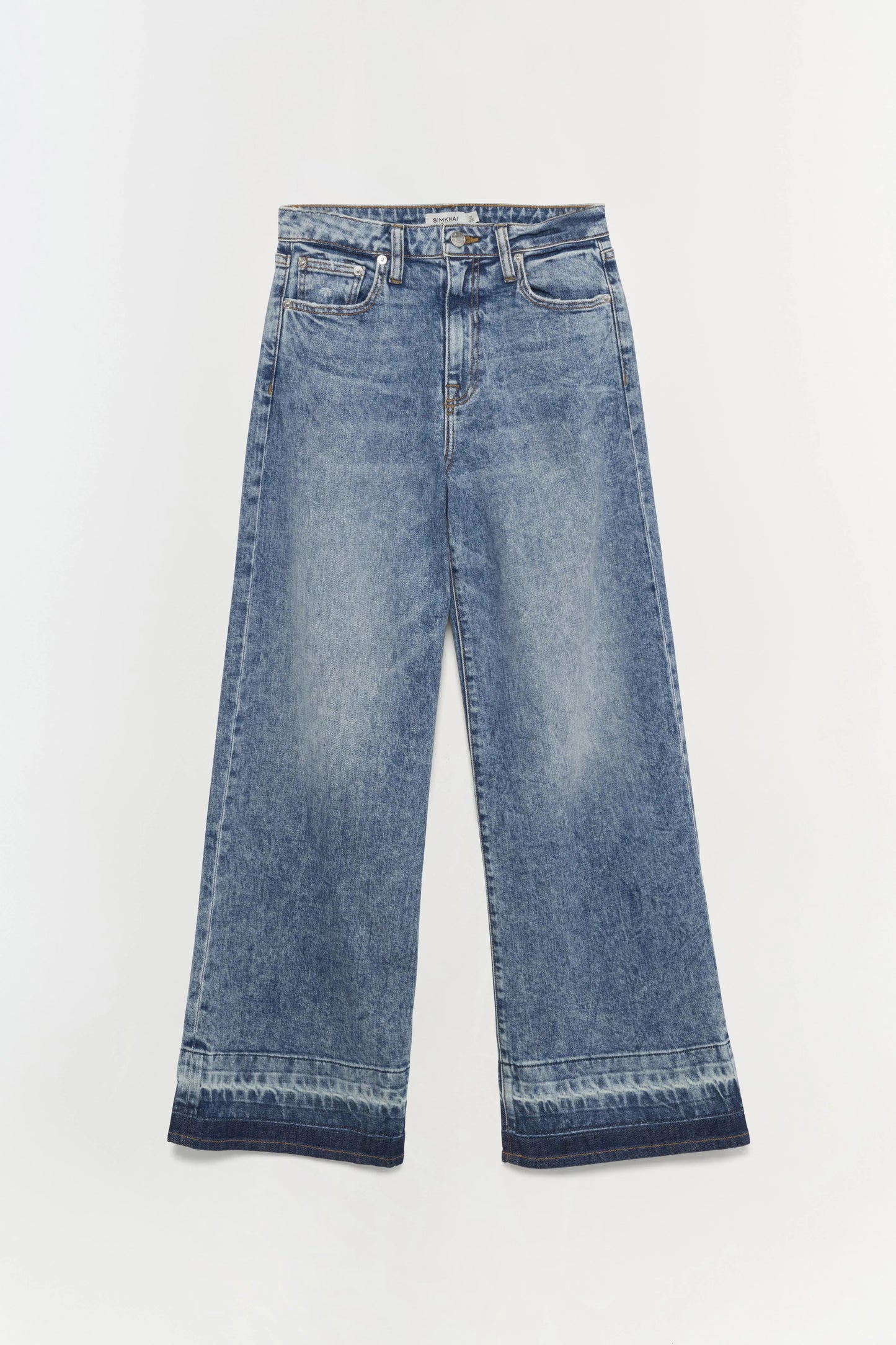 Simkai Jude Wide Leg Denim Jeans Ombre Cuff (29 or 8)