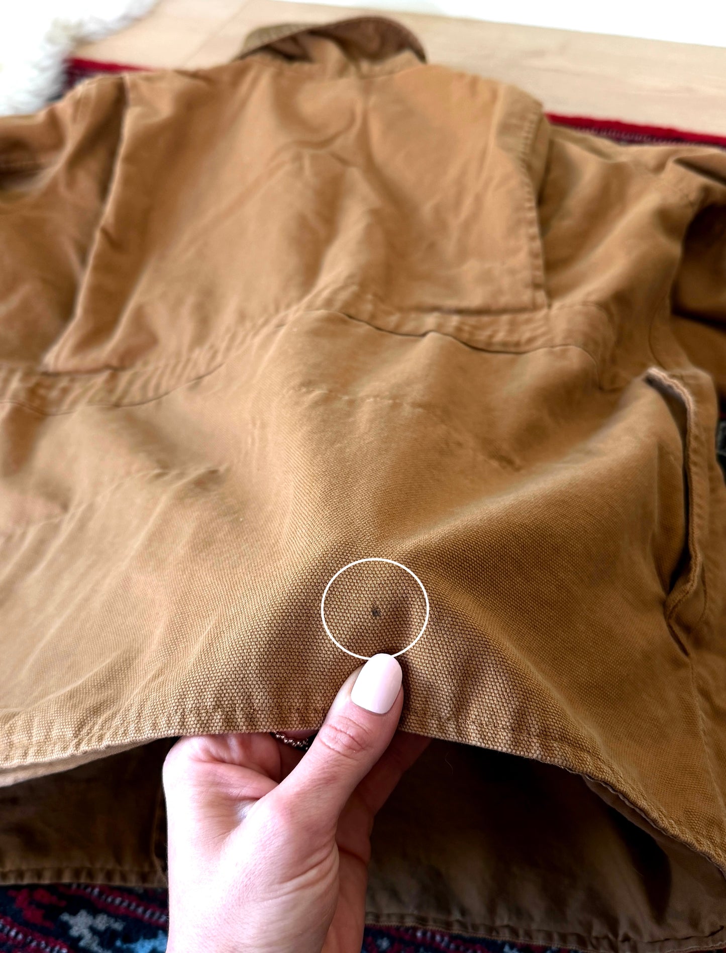 Vintage 90s The Limited Brown Khaki Cotton Canvas Chore Jacket (mens S)