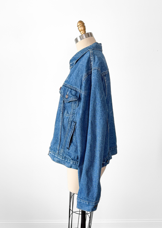 Vintage 90s Levi's 527 Trucker Denim Jacket made in USA (L)