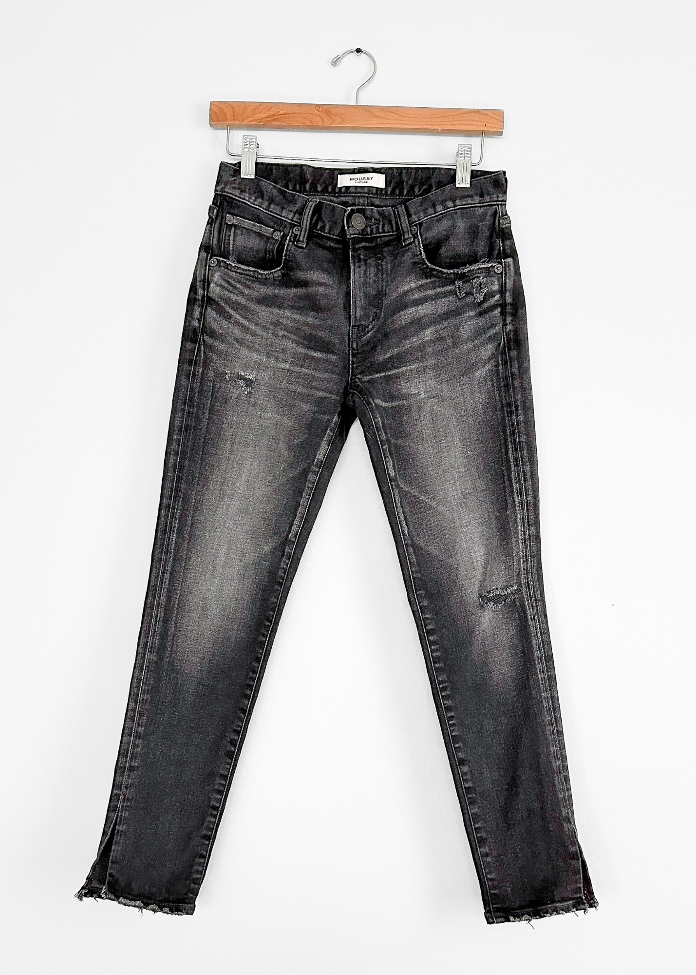Moussy Vintage Black Made in Japan Howa Jeans (24 or 2)