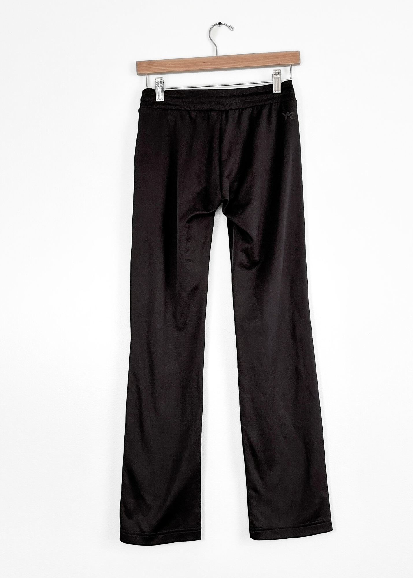 Y-3 x Adidas Solid Black Track Slim Ankle Pants (XS)