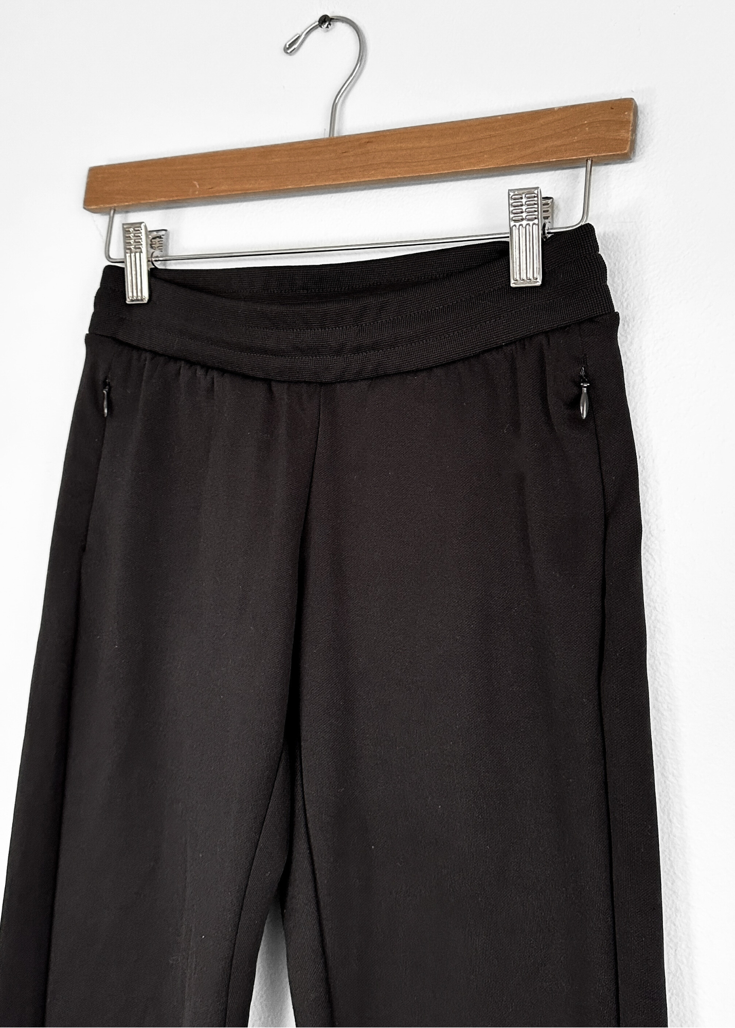Y-3 x Adidas Solid Black Track Slim Ankle Pants (XS)