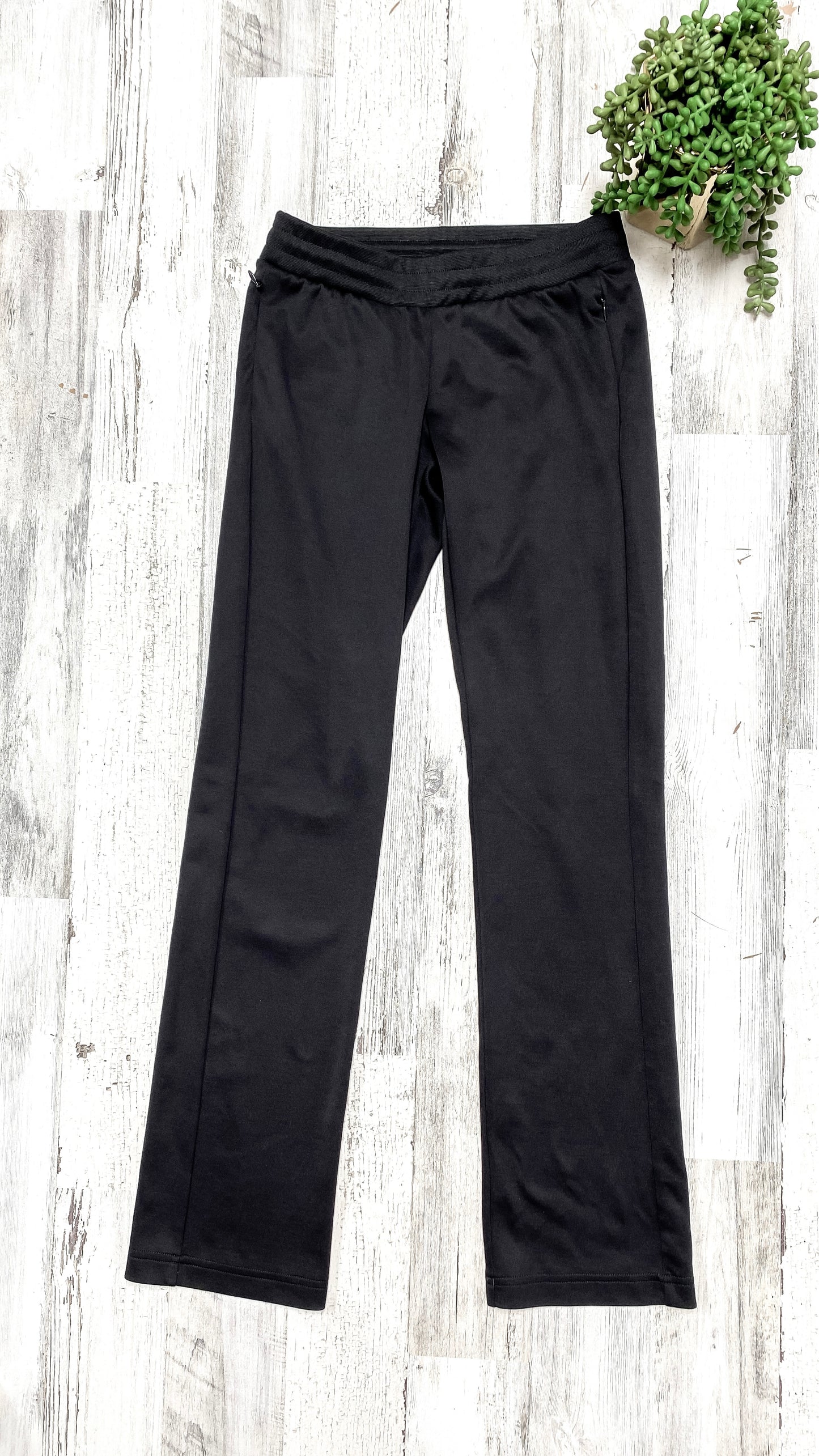 Y-3 x Adidas Solid Black Track Slim Ankle Pants (XS)