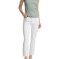 MOTHER The Hustler Ankle Fray Jeans in Glass Slipper White Denim (27)