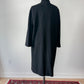 Max Mara Black Wool Long Coat (US 14)