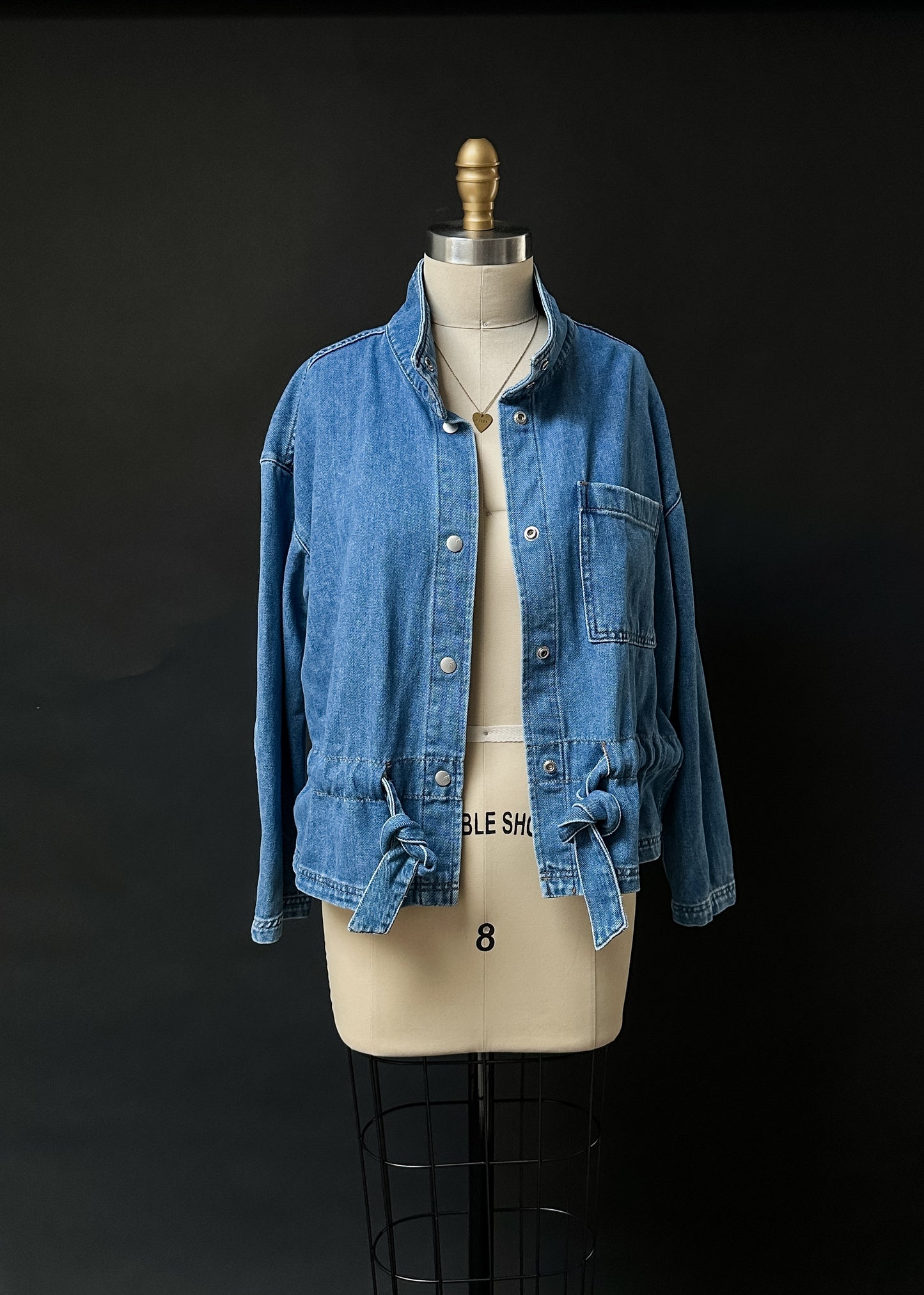 Madewell Blue Denim Jean Southlake Military Jacket