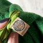 Vintage 60s Higbee's Cleveland Kelly Green Bouclé Cape Coat