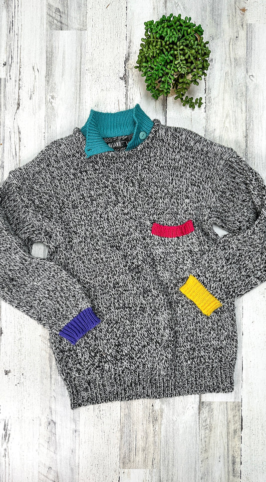 Vintage 90’s Gitano Knits Color Trim Sweater (M)