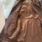 R + O Chestnut Brown Leather Mid Length Tailored Jacket (M)