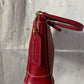 Vintage Coach Red Leather Bleeker Demi Purse # 9311