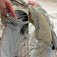 Vintage 90s NEW Eddie Bauer Fishing  Utility Pockets Vest Field Jacket in Birch Khaki