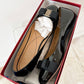 Ferragamo Varina Black Patent Leather Bow Ballet Flats (9 - 9.5)