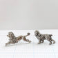 Vintage Beau Sterling Silver Spanial Dog Brooch | Mid-Century Animal Pin