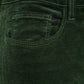 L’AGENCE Marguerite High Rise Velvet Slim Pants in Evergreen (28 or 6)