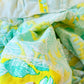 Vintage 60s 70s Lilly Pulitzer Green & Yellow Floral Dress (8 or M)