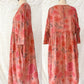 Gudrun Sjödén Roses Organic Cotton Floral Midi Dress
