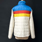 L.L.Bean Mountain Classic Colorblock Puffer Jacket in Marine Blue (L)