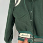 Vintage 70s Elyria Catholic Panthers Green Varsity Lettermen Jacket (S)