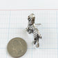 Vintage Beau Sterling Silver Spanial Dog Brooch | Mid-Century Animal Pin
