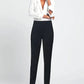 Les Copains Black Tapered Zip Ankle Pants (IT 40 or US 4)