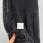 Francesca Caretti Black Mohair Maxi Dress (8)