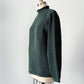 J.Crew 1988 Rollneck Heavy Cotton Pullover Sweater in Dark Green (L)