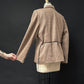 Vintage 90s First Issue Liz Claiborne Brown Tweed Belted Blazer (12)