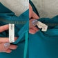 Nap Loungewear Pullover Hoodie Dress in Teal Blue (M)