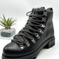 NEW Rag & Bone Black Lace Up Shiloh Hiker Leather Boot size 8.5