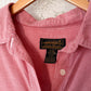 Vintage 90s Eddie Bauer Red Chambray Maxi Shirt Dress (L)