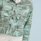 Anthropologie Amo Army Patch Green Camo Jacket (M)