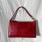 Vintage Coach Red Leather Bleeker Demi Purse # 9311