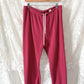The GREAT Stadium Joggers Sweatpants in Cranberry Red (3 or L)