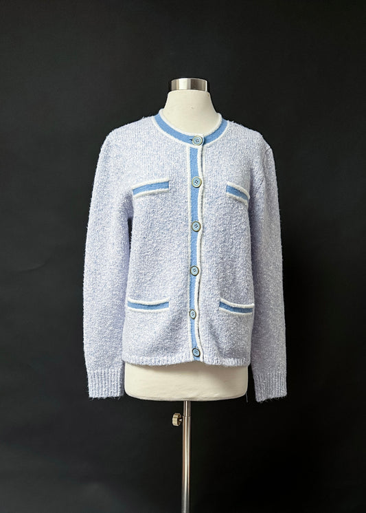 J.Crew Marled Sweater Lady Cardigan Jacket in Lilac Seascape (M)