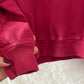 The GREAT College Crewneck Distressed Terry Cotton Sweatshirt (3 or L)