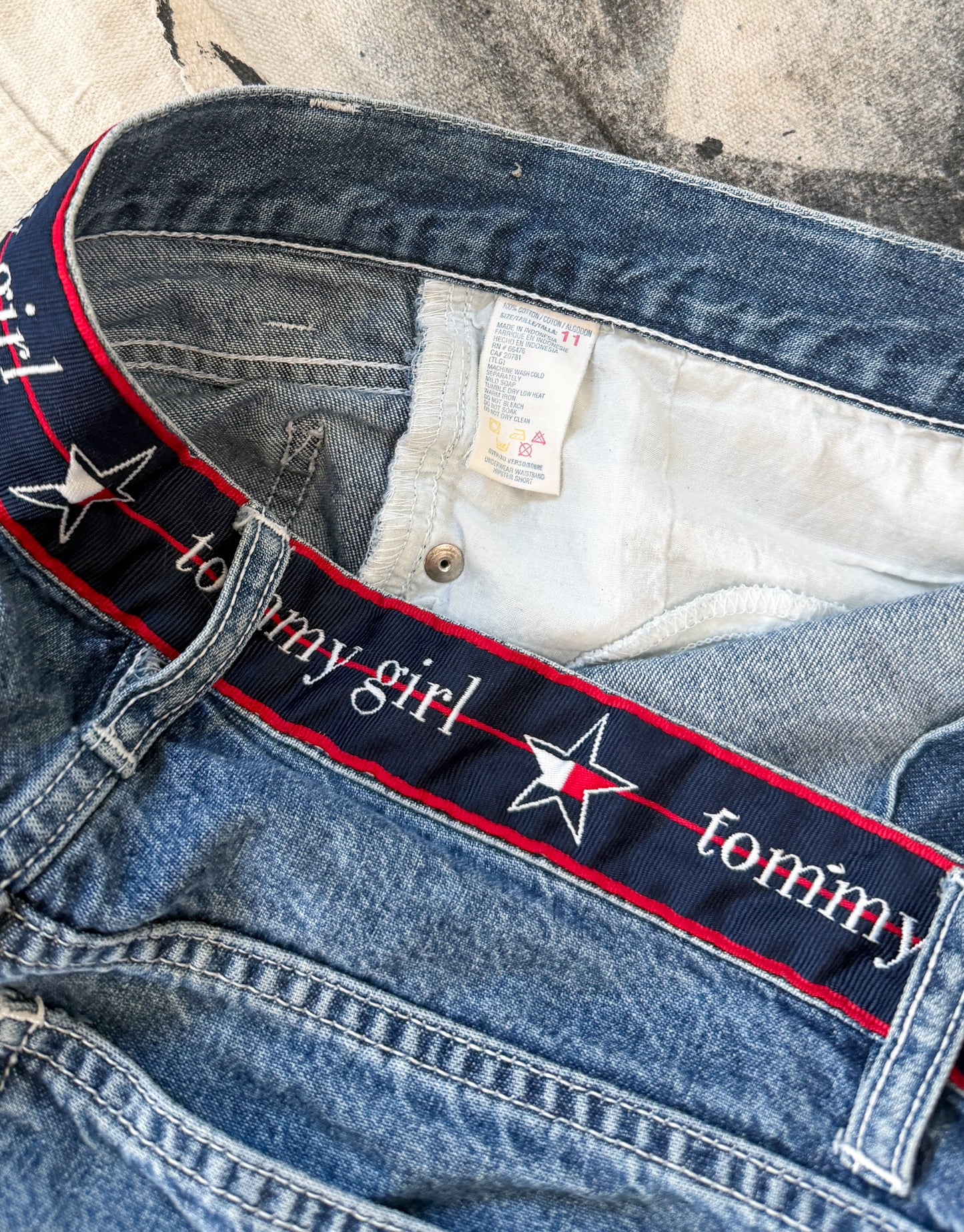 Vintage 00s Tommy Jeans Denim Shorts