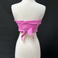 NEW Anthropologie Pink Ruffle Wrap and Tie Tube Top (S)