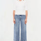Simkai Jude Wide Leg Denim Jeans Ombre Cuff  (29 or 8)