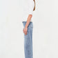 Simkai Jude Wide Leg Denim Jeans Ombre Cuff  (29 or 8)