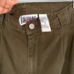 Vintage 90s Bill Blass Olive Green Khaki Cotton High Waist Rolled Cuff Shorts