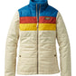 L.L.Bean Mountain Classic Colorblock Puffer Jacket in Marine Blue (L)