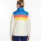 L.L.Bean Mountain Classic Colorblock Puffer Jacket in Marine Blue (L)