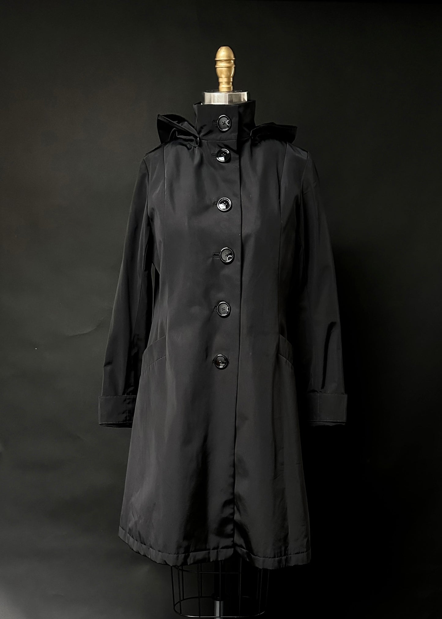 Jane Post Black Rain 2-in-1 Coat with Wool Zipped Liner