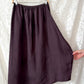 KL Playwear Brown 100% Linen Balloon Maxi Skirt (one size)