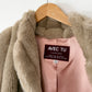 NEW Avec Tu Vintage  Faux Fur Blonde Coat Long Swing Princess Coat USA Union Made