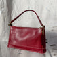 Vintage Coach Red Leather Bleeker Demi Purse # 9311