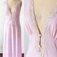 Vintage 80s Val Mode Light Pink Lingerie Slip Nighty Full Length (M)