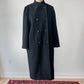 Max Mara Black Wool Long Coat (US 14)