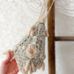 Antique Edwardian Irish Crochet Reticule Purse Sea Foam Green Lined c. 1900–1915